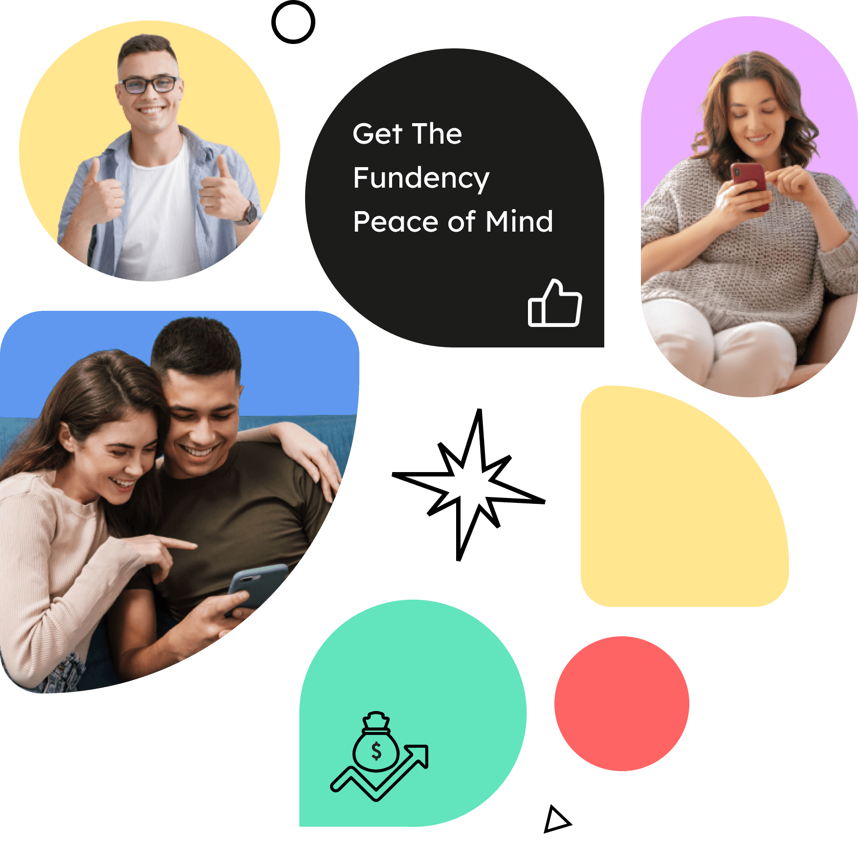 People experiencing Fundency score for financial safety